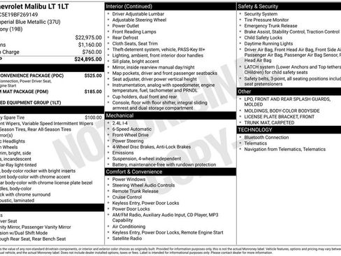 Used 2011 Chevrolet Malibu LT w/ Power Convenience Package FWD image 13