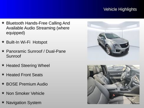 Used 2025 Cadillac XT5 Sportv w/ Technology Package AWD/4WD image 8