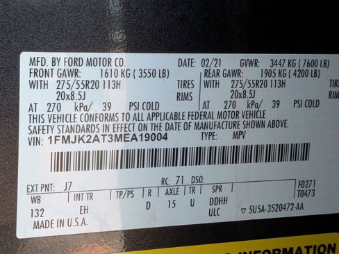 Used 2021 Ford Expedition Max Limited AWD/4WD image 29