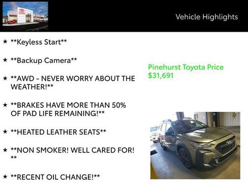 Used 2025 Subaru Outback Onyx Edition image 19