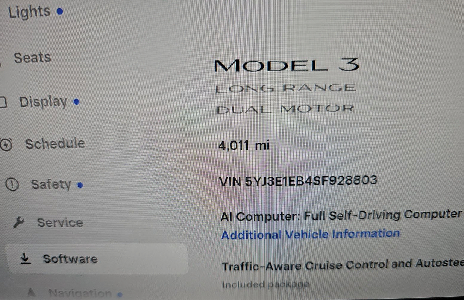 Used 2025 Tesla Model 3 Long Range AWD/4WD image 5