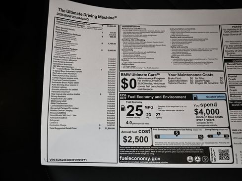 New 2026 BMW X5 xDrive40i w/ Climate Comfort Package image 42