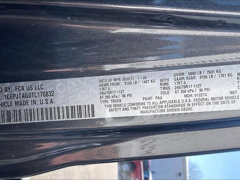 New 2026 Jeep Gladiator Sport image 13