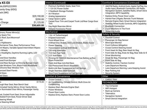 Used 2023 Kia K5 EX image 30