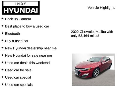 Used 2022 Chevrolet Malibu LT FWD image 7
