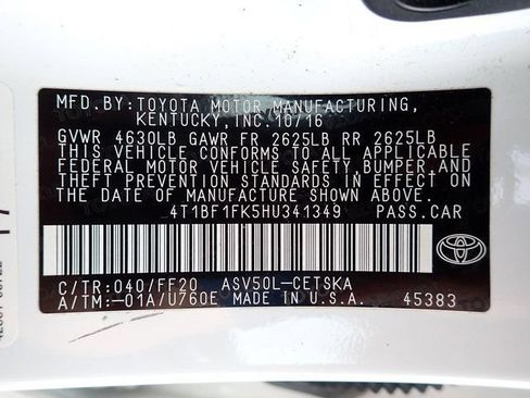 Used 2017 Toyota Camry LE FWD image 22
