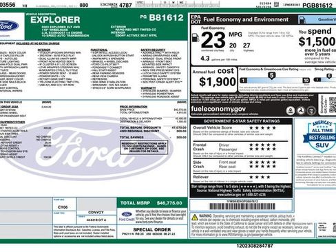 Used 2023 Ford Explorer XLT w/ Equipment Group 202A image 3