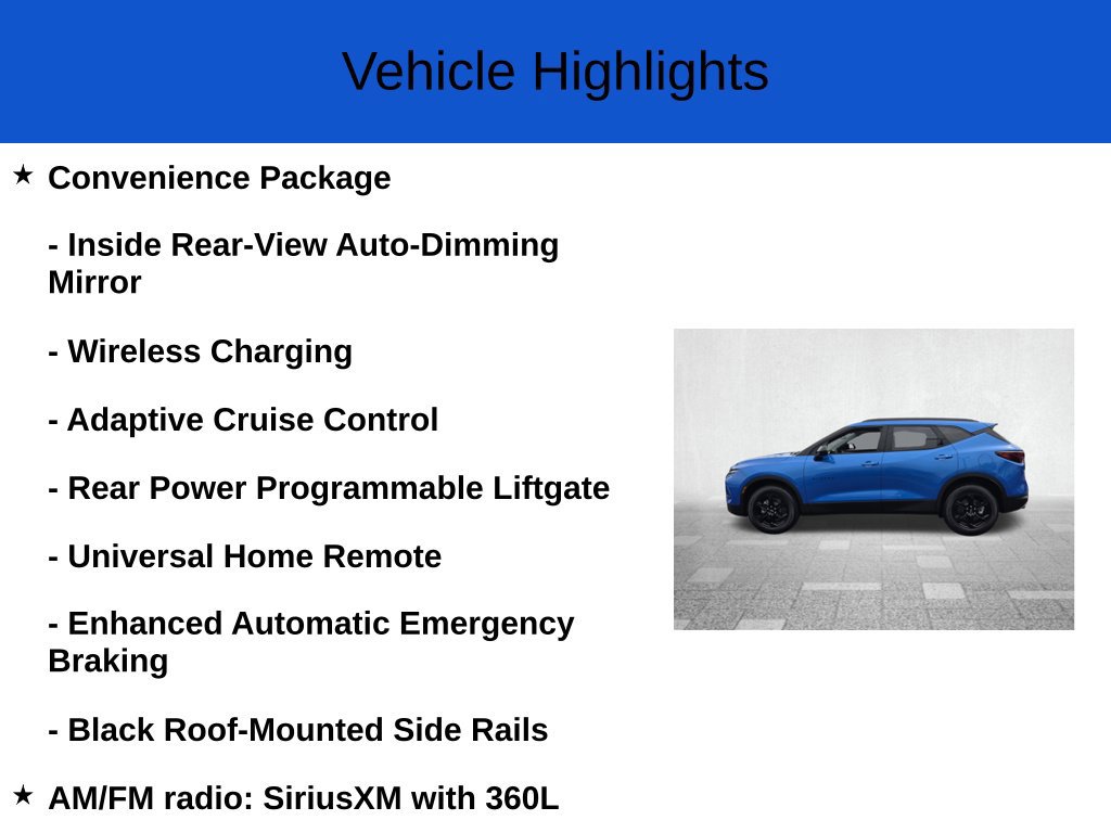 New 2026 Chevrolet Blazer LT w/ Convenience Package FWD image 3