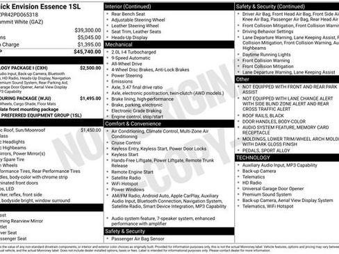 Used 2023 Buick Envision Essence w/ Technology Package I AWD/4WD image 7