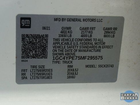 Used 2021 Chevrolet Silverado 2500 LTZ image 24