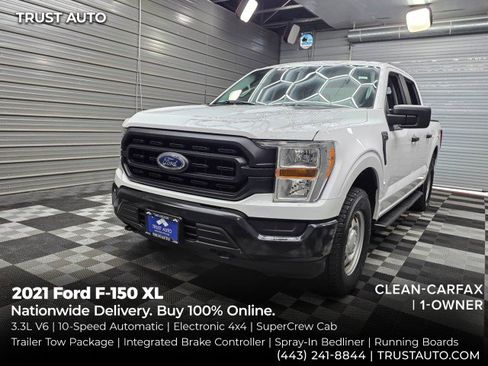 Used 2021 Ford F150 XL w/ Trailer Tow Package AWD/4WD image 1