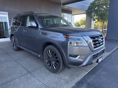 Used 2024 Nissan Armada Platinum w/ Captain's Chairs Package AWD/4WD image 3