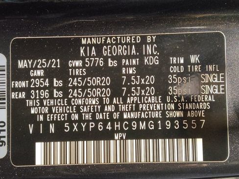 Used 2021 Kia Telluride S image 33