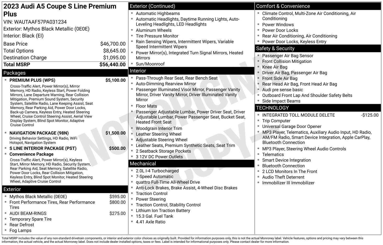 Certified 2023 Audi A5 2.0T Premium Plus w/ Premium Plus AWD/4WD image 31