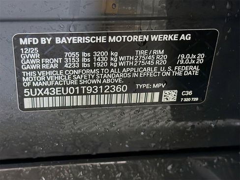 New 2026 BMW X5 xDrive50e w/ M Sport Package image 37