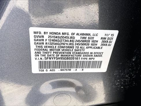 Used 2016 Honda Pilot Touring image 33