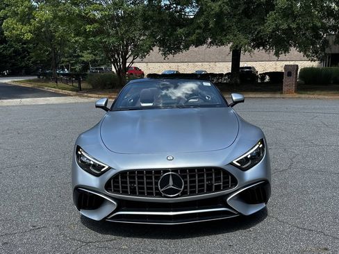Certified 2024 Mercedes-Benz SL 55 AMG 4MATIC w/ Manufactur Interior Package image 3