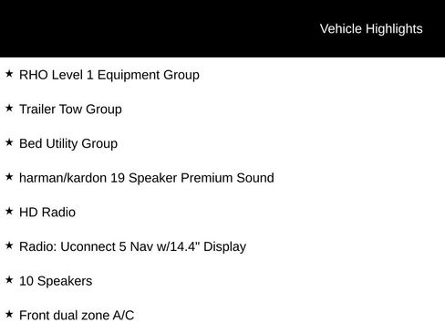 Used 2025 RAM 1500 RHO w/ RHO Level 1 Equipment Group image 20
