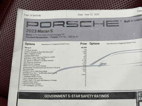 Certified 2023 Porsche Macan S AWD/4WD image 60