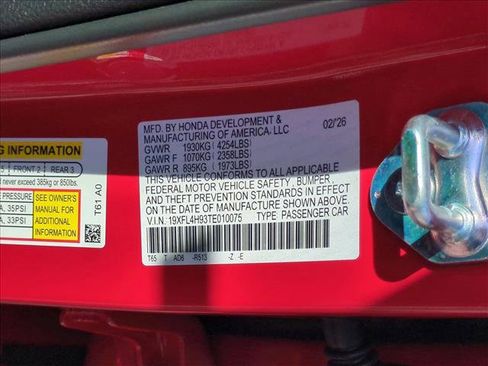 New 2026 Honda Civic Sport Touring image 17