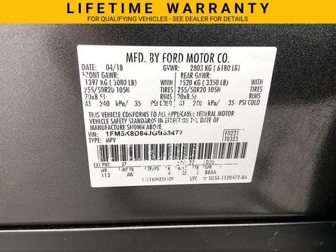 Used 2018 Ford Explorer XLT AWD/4WD image 36