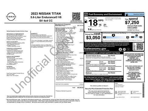 Used 2023 Nissan Titan SV w/ SV Convenience Package AWD/4WD image 34