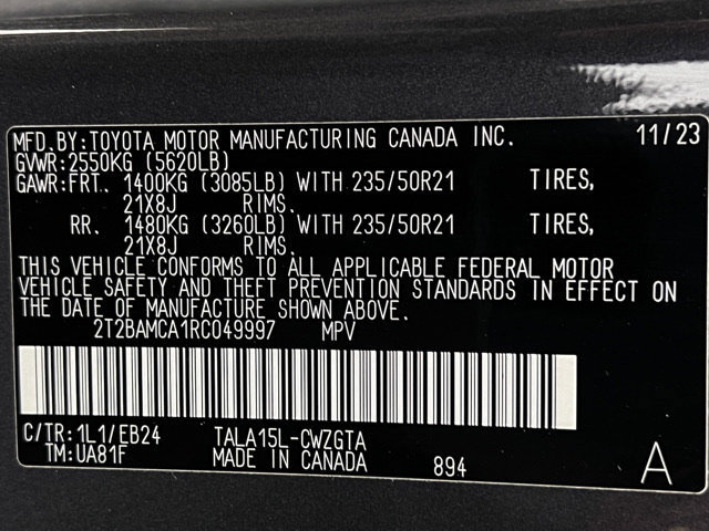 Used 2024 Lexus RX 350 F Sport w/ Convenience Package AWD/4WD image 23