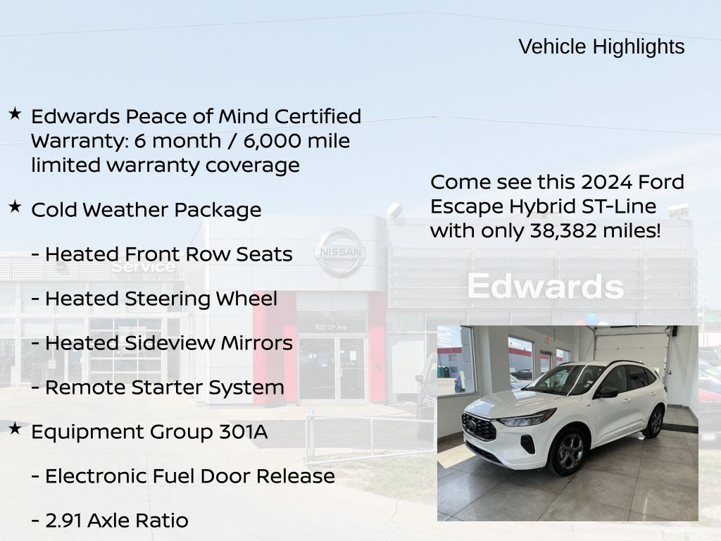 Used 2024 Ford Escape ST-Line w/ Equipment Group 301A FWD image 11