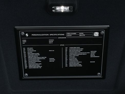Certified 2025 Ferrari 296 GTS RWD image 55