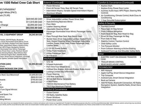 Used 2023 RAM 1500 Rebel w/ Rebel Level 2 Equipment Group image 25