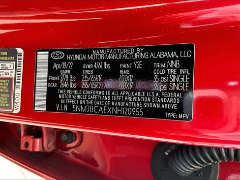 Certified 2022 Hyundai Tucson SEL AWD/4WD image 34