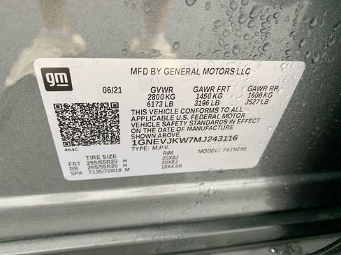 Certified 2021 Chevrolet Traverse RS AWD/4WD image 34