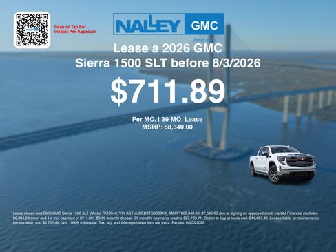 New 2026 GMC Sierra 1500 SLT w/ SLT Premium Plus Package AWD/4WD image 3