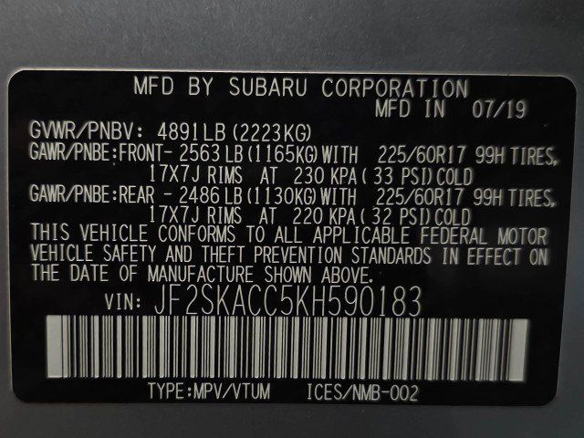 Used 2019 Subaru Forester w/ Alloy Wheel Package AWD/4WD image 38