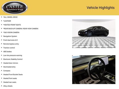 Used 2018 Tesla Model 3 Long Range AWD/4WD image 3
