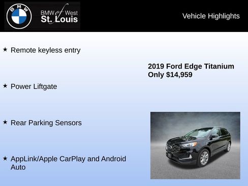 Used 2019 Ford Edge Titanium AWD/4WD image 8