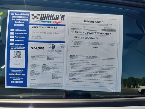 Used 2025 Honda HR-V LX image 11