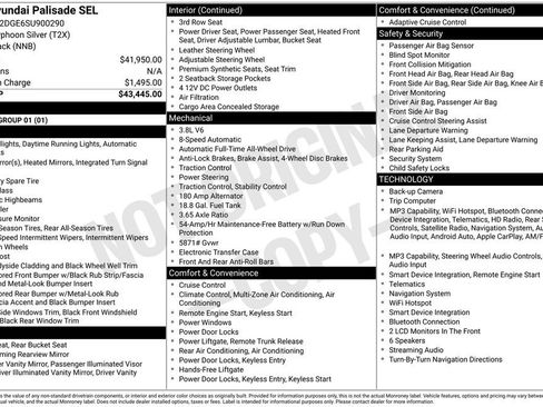 Certified 2025 Hyundai Palisade SEL AWD/4WD image 32