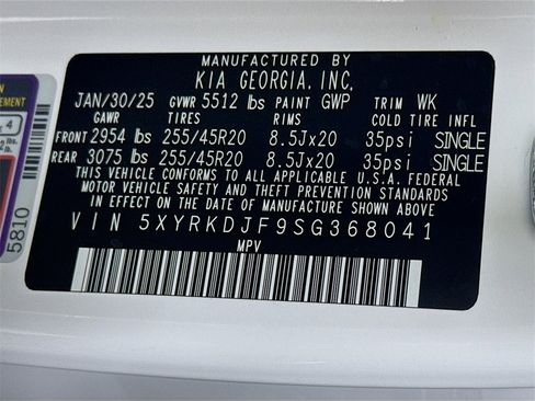 Used 2025 Kia Sorento SX Prestige w/ Olive Brown Leather Package image 33