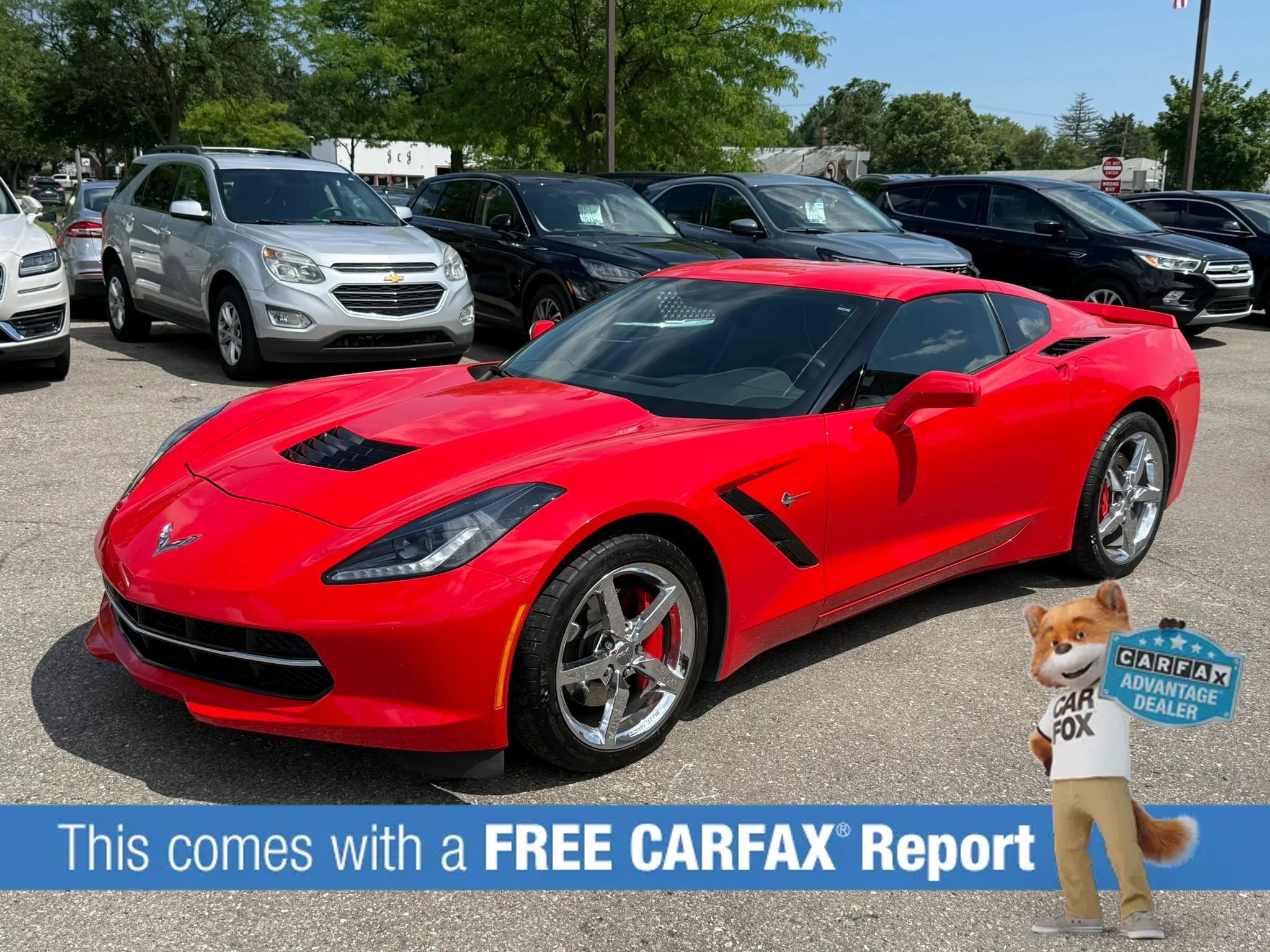 Used 2015 Chevrolet Corvette Stingray Coupe w/ Battery Protection Package RWD image 1
