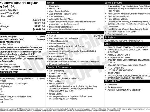 New 2024 GMC Sierra 1500 Pro w/ Pro Value Package AWD/4WD image 32
