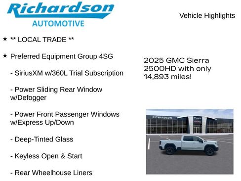 Used 2025 GMC Sierra 2500 AT4X w/ Snow Plow Prep/Camper Package AWD/4WD image 11