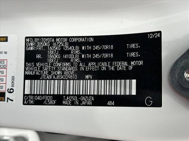 Used 2025 Toyota Land Cruiser 1958 AWD/4WD image 21