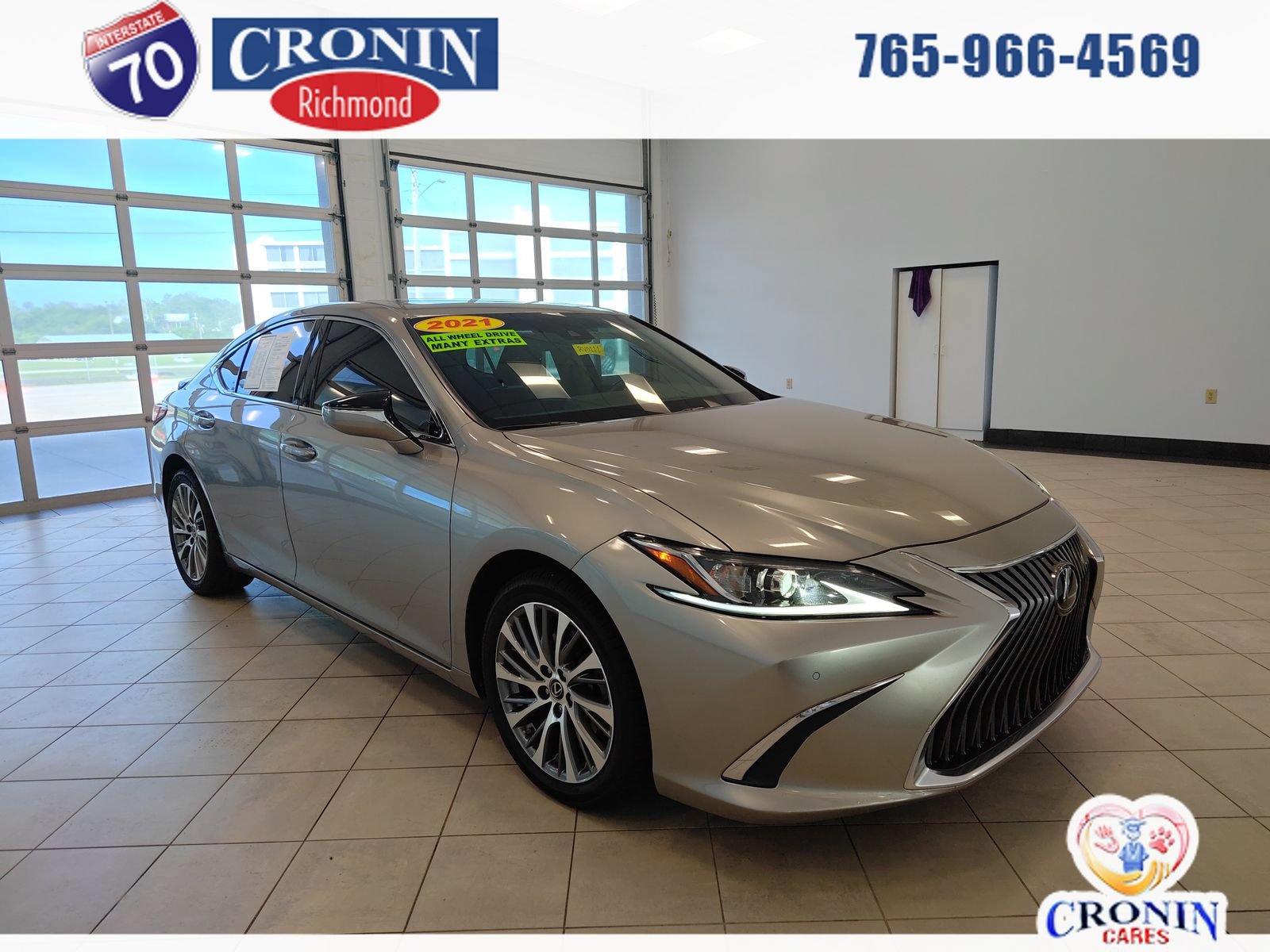 Used 2021 Lexus ES 250 w/ Premium Package AWD/4WD image 1