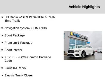 Used 2019 Mercedes-Benz E 300 4MATIC w/ Premium 1 Package