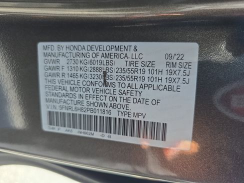 Used 2023 Honda Odyssey Touring image 37