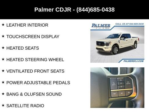 Used 2022 Ford F150 Platinum w/ Equipment Group 701A High AWD/4WD image 12