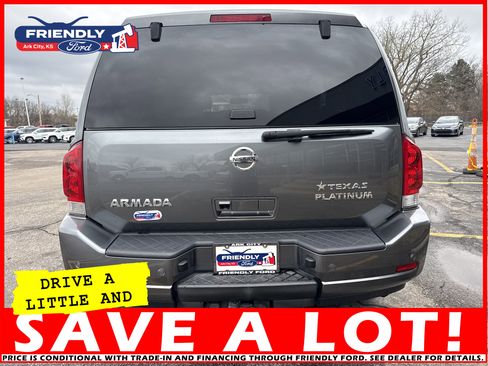 Used 2015 Nissan Armada Platinum w/ 2nd Row Captain Seat Package image 6