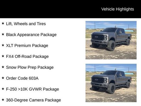 Used 2024 Ford F250 XLT w/ Black Appearance Package AWD/4WD image 8