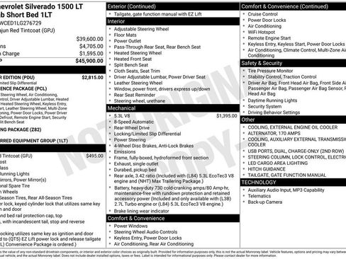 Used 2020 Chevrolet Silverado 1500 LT w/ All-Star Edition RWD image 7